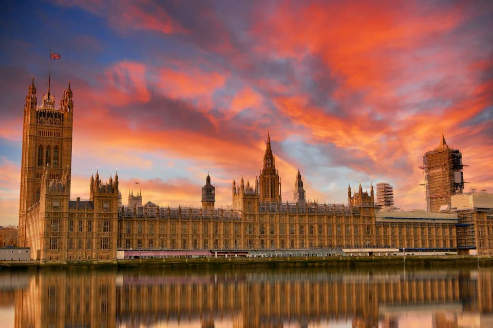 Big Ben and the Houses of Parliament at sunset